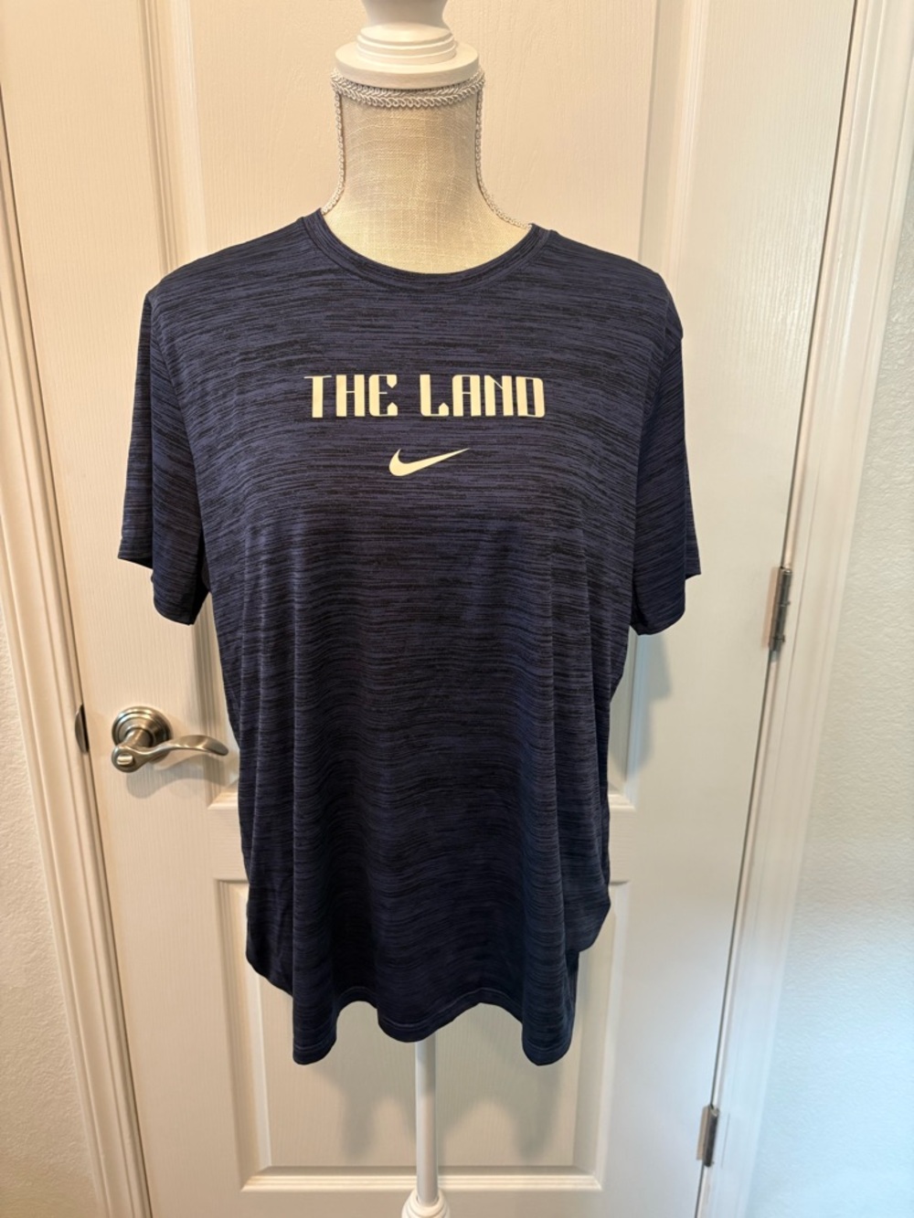 Nike Navy 'The Land' Short Sleeve Performance Tee